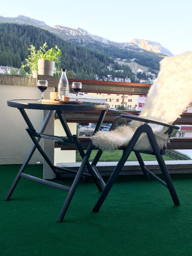 Swissme - Neu-Seeblick-Balkon-Parkplatz-Nahe Bergbahn St. Moritz Bagian luar foto