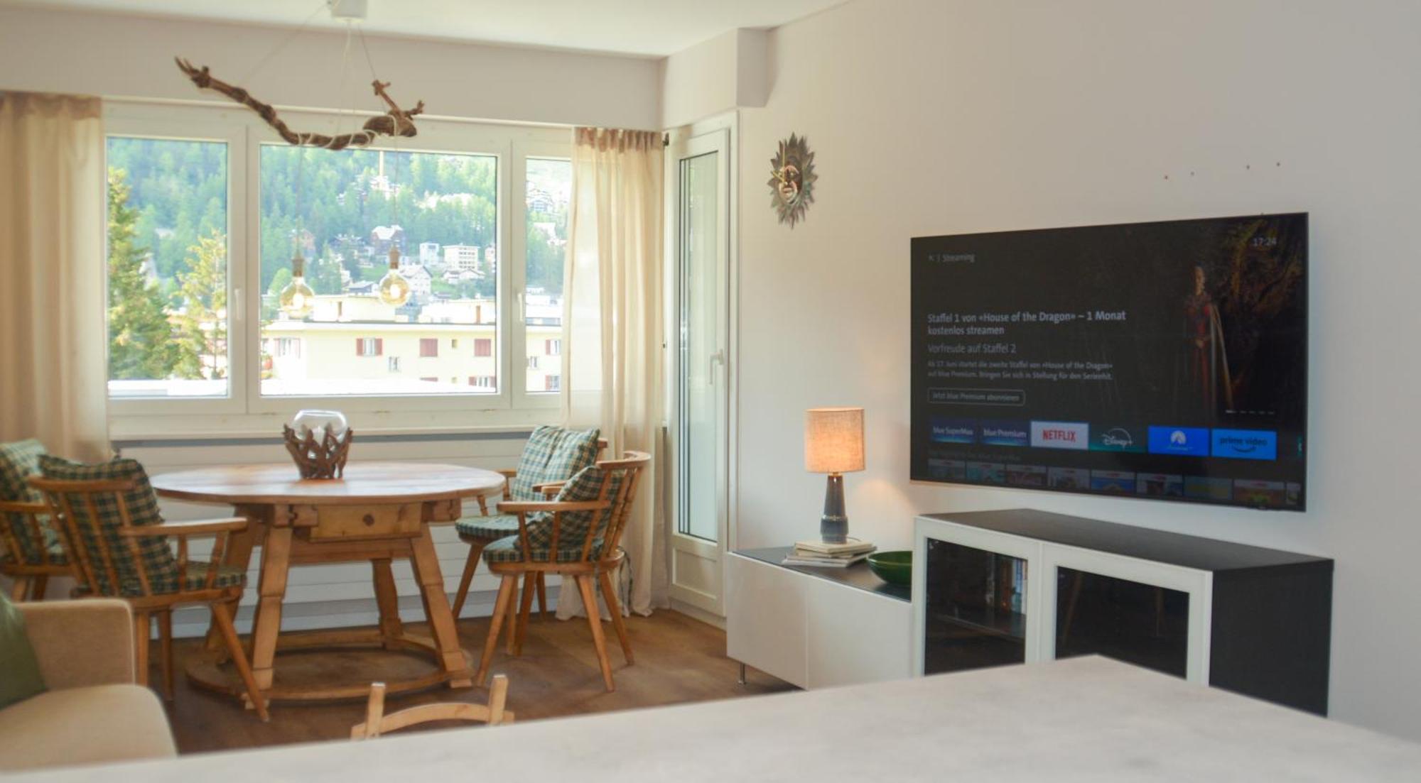 Swissme - Neu-Seeblick-Balkon-Parkplatz-Nahe Bergbahn St. Moritz Bagian luar foto